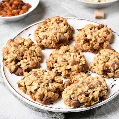 Cherry oatmeal cookies