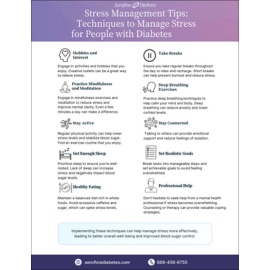 Aeroflow Diabetes Stress Management Tips for People with Diabetes